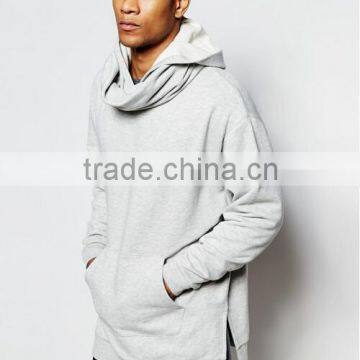 2016 kangaroo pocket customized wholesale plain fashion hoodie with hood