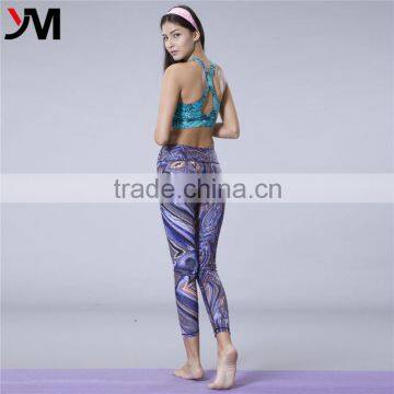 New Design Fashion Sport Yoga Pants Custom Colorful Women Long Pants photo-2