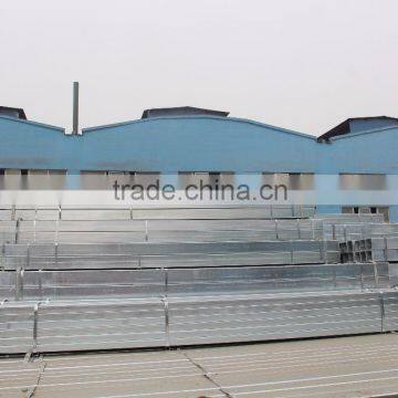 Normal SIze 80*80 70*50 Hot Dipped Galvanized Steel Pipe BS1387