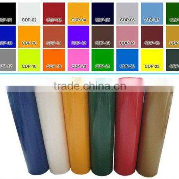 PVC / PU Heat Transfer Film for textilewith 35 different kinds of color