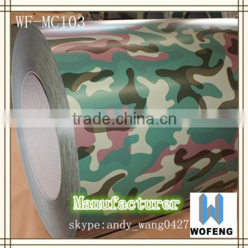 military style color steel camouflage grain ppgi camouflage color steel for roofing sheet