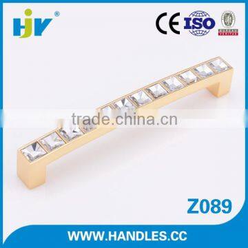 Chinese hardware supplier gorgeous diamond hardware handles