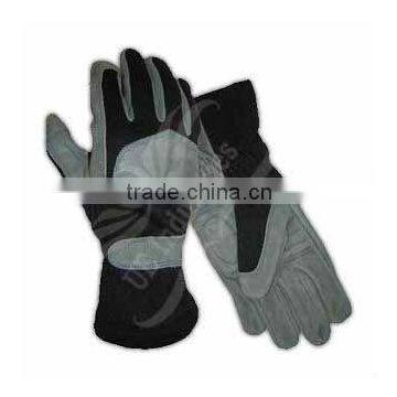 UEI-21008 black/grey Go kart gloves, Karting gloves, Kart racing gloves, kart sports gloves, kart gloves