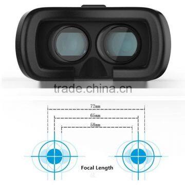 Oem 3D Video Formats VR 3D Galsses , VR 3d Box 2.0 Glasses for Short Sight Headset Virtual Reality With Bluetooth Control photo-4