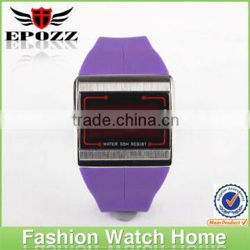 New Digital Led Touch Screen Purple Watches