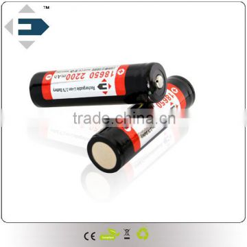 Rechargeable intelligentize Protected EFAN 18650 battery with IC 3100 mAh