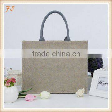 2015 New Design Jute Shopping Bag With Lace Cover photo-5
