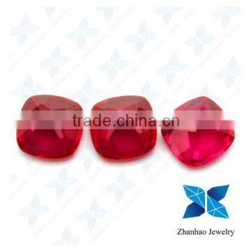 synthetic nutural red ruby corundum for wedding dresses 2014