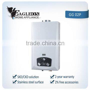 Pakistan Flur Type Gas Water Heater With Brand