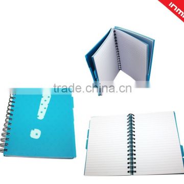 Professional rand quality pp cover spiral notebook