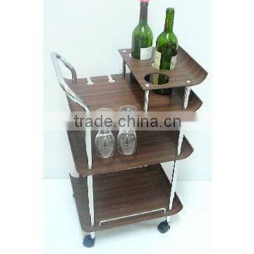 Wine rack, Wine Trolley, Convenience wine rack, mahogany trolley, Western Style Furniture, Wooden Furniture