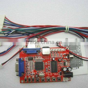 Factory Supply!Portable GGBS-8100 VGA to CGA / CVBS / S-VIDEO High Definition Converter Board photo-3