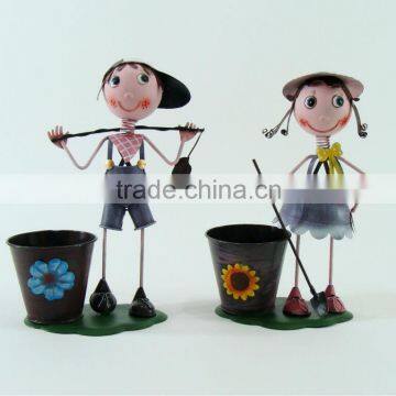 Home decoration metal people