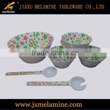 7pcs melamine ware salad bowl set