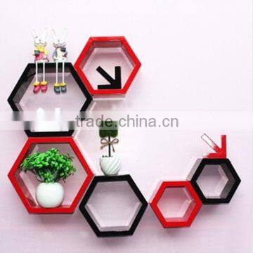 black/red cube wall shelf fashion designs