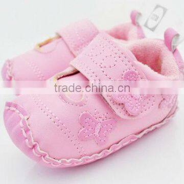 cute pink color toddler shoe, lovely baby shoe for girl