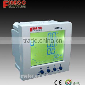 PM835 three phase multifunction meter 3-phase digital panel meter digital ac wattmeter