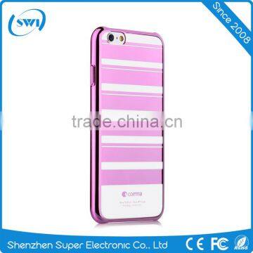 Luxury Anti-shock Full Protective Case Colorful Stripes Hard PC Case for IPhone 6/6s Plus photo-2