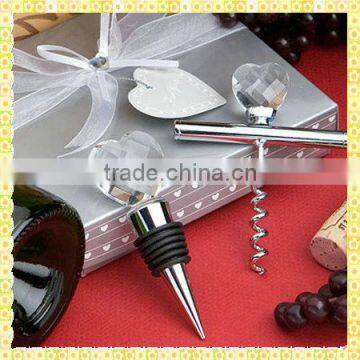 Cutting Fancy Wine Bottle Stopper For Married Souvenirs