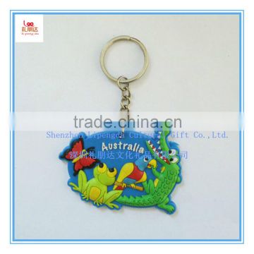 Wholesale Van shaped Silicone Keychain,Van shaped Silicone Keychains with stainless steel ring keychain