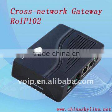 RoIP 102,sip server,Cross network gateway/voip sip gateway