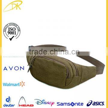 New Fashion design canvas waist bag, sport waist bag, men waist bag