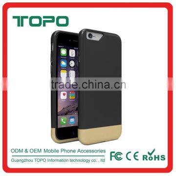 High Quality Shell Shockproof PC Bumper Frame Cell Phone Dual Color Back Cover Skin Case for Iphone 6 6s Plus photo-2
