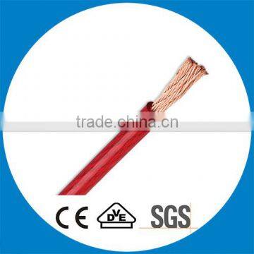 Transparent PVC Car Gray power cable Tinned Copper 2GA