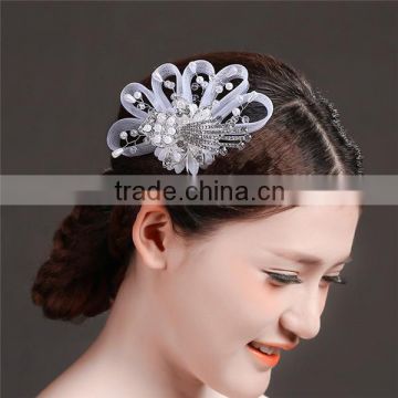 MYLOVE 2015 hair combs bridal pearl hair accessory MLF090