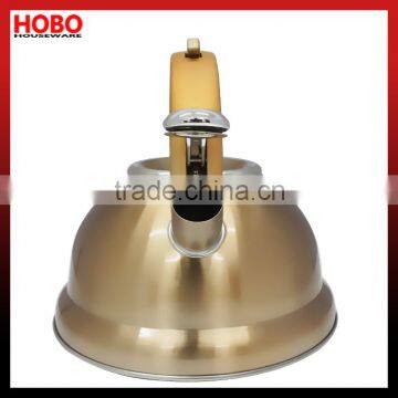 2.6L Copper Colour Stainless Steel Whistling Kettle Tea Kettle Tea Pot photo-3