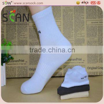 Factory Custom Design Cotton Male's Socks Manufacturer Supplier White Socks,men Sports photo-3