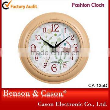 Home Decoration Big Plastic Wall Clock