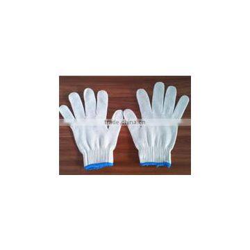 bleach white cotton gloves high quality with best price cotton gloves