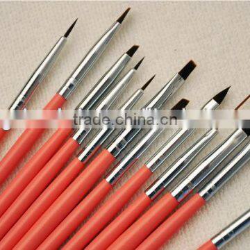 DANIWER red wood kolinsky acylic nail art brush