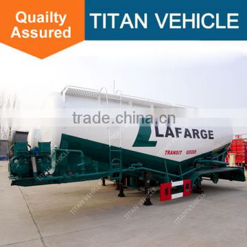 Air compressor 50 tons bulk cement tanker semi trailer for sale