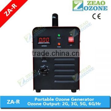 Air cool corona discharge portable ceramic ozone generator for hotel