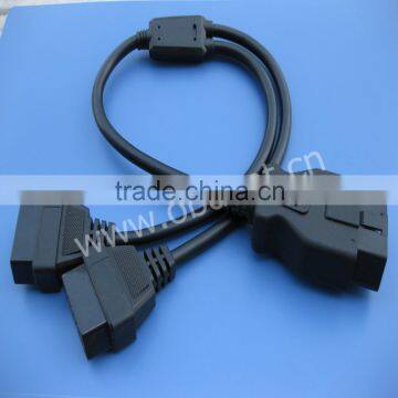 J1962 Vehicle OBD cable OBD2 Splitter Y cable