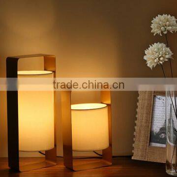 Metal Body With Fabric Lampshade Table Lamp Read Desk Lamp