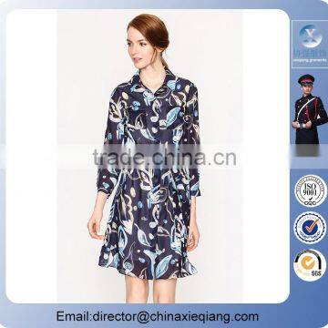 2016 fashion ladies designer printed maxi dress women floral maxi dress