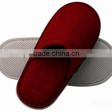 2013 comfortable new design EVA velour slipper for hotel