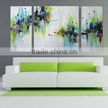 decoration oil paintings triptych on canvas