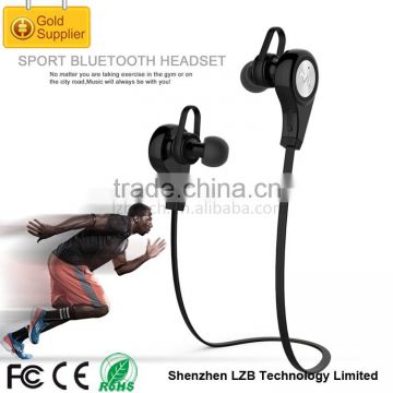 New Arrival Super Stereo QY9 Sport Bluetooth Wireless Headset for iphone 7