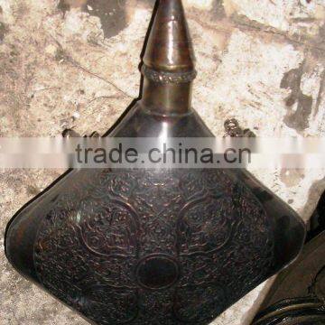 Decorative Antique Metal Water Flask