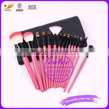 New arrival 15pcs real hair makeup brush sets