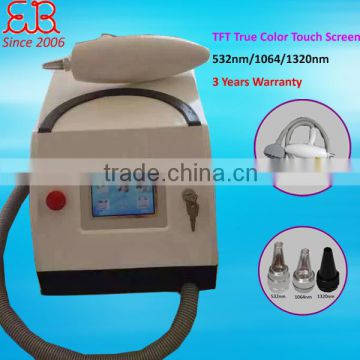 532nm ELOS Laser/Tattoo Removal/ Portable Laser Varicose Veins Treatment Tattoo Removal Machine With Touch Screen