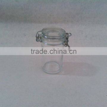 75ml high quality glass sauce bottles with swing top caps