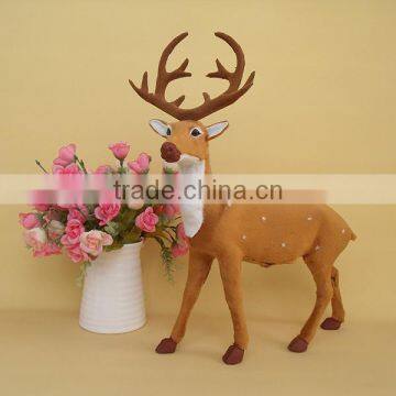 battery operated plush animals Custom pull string musical baby plush reindeer toys