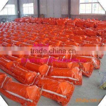 PVC oil containment booms widely used in water area