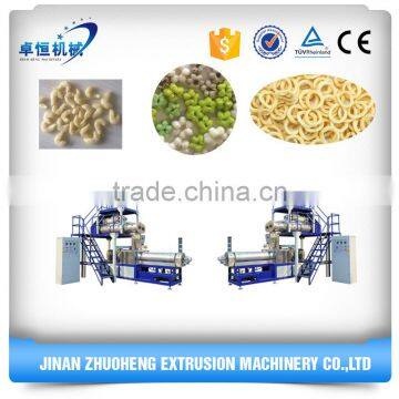 Double Screw Extruder Automatic Puffed Corn Flour Snack Machine processing machines