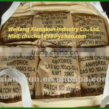 Calcium Chloride 74-77%, 86%, 94-97% Flakes/Powder/Granules/Pellets for Snow Melting 25kg bag into 1 Ton Bag